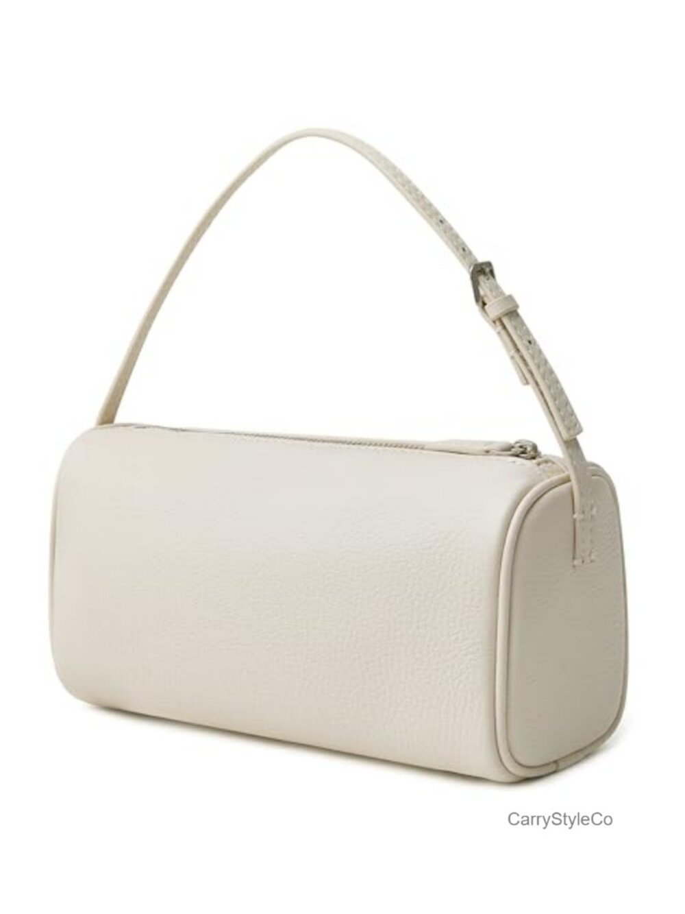 Genuine Leather Small Top Handle Hobo Purse Barrel Tote for Women Crossbody